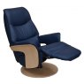 Global Furniture Alliance GFA Iowa Electric Recliner With Built In Footstool