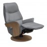 Global Furniture Alliance GFA Iowa Electric Recliner With Built In Footstool