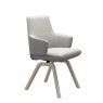 Stressless Stressless Vanilla Low Back Dining Chair With Arms D200 Leg