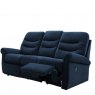 G Plan G Plan Holmes 3 Seater One Side Manual Reclining Sofa