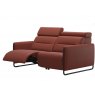 Stressless Stressless Emily 2 Seater Sofa With Single Sided Powered Recliner Steel Legs