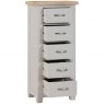 Devonshire Living Devonshire Wiltshire Painted 5 Drawer Tall Chest