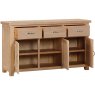 Devonshire Living Devonshire Wiltshire Oak 3 Doors 3 Drawers Sideboard