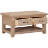 Devonshire Living Devonshire Wiltshire Oak Coffee Table With 2 Drawers