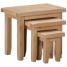 Devonshire Wiltshire Oak Nest Of Tables