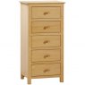 Devonshire Living Devonshire Moreton 5 Drawer Tall Chest