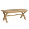 Corndell Normandy Cross Leg Extending Dining Table
