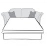 Buoyant Upholstery Vesper 2 Seater Sofa Bed Deluxe Mattress