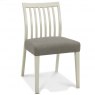 Bentley Designs Bergen Grey Washed Oak & Soft Grey Low Slat Back Dining Chair