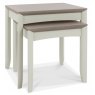 Bentley Designs Bergen Grey Washed Oak & Soft Grey Nest Of Lamp Tables