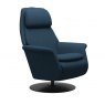 Stressless Sam Upholstered Power Recliner With Power Disc Base