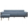 Stressless Stressless Stella 2 Seater With Wood Inlay & Longseat