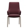 Stressless Stressless Vanilla High Back Dining Chair D100 Leg With Arms