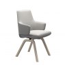 Stressless Stressless Vanilla Low Back Dining Chair D200 Leg With Arms