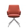 Stressless Stressless Vanilla Low Back Dining Chair D350 Leg With Arms