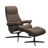 Stressless Stressless View Recliner Chair & Footstool Cross Base