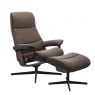 Stressless Stressless View Recliner Chair & Footstool Cross Base