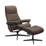 Stressless Stressless View Recliner Chair & Footstool Cross Base