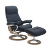 Stressless Stressless View Recliner Chair & Footstool Signature Base