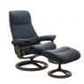Stressless Stressless View Recliner Chair & Footstool Signature Base