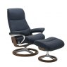 Stressless Stressless View Recliner Chair & Footstool Signature Base