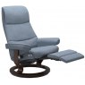Stressless Stressless View Recliner Chair With Power Leg & Back