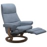 Stressless Stressless View Recliner Chair With Power Leg & Back