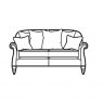 Parker Knoll Eastbury Large 2 Seater Sofa Pillow Back Sofa
