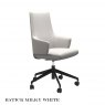 Stressless Stressless Vanilla High Back Office Chair With Arms