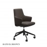 Stressless Stressless Vanilla Low Back Office Chair With Arms