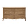 Gallery Direct Chic 6 Drawer Chest Weathered