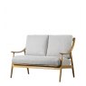 Gallery Direct Reliant 2 Seater Sofa Dark Natural Linen