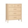 Willis & Gambier Casera 3 + 2 Drawer Bedside Chest