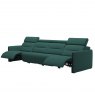 Stressless Stressless Emily 4 Seater Sofa With 2 Powered Recliners Wood Inlay