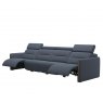 Stressless Stressless Emily 4 Seater Sofa With 2 Powered Recliners Wood Inlay