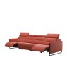 Stressless Emily 4 Seater Sofa With 4 Powered Recliners Steel Legs