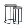 Julian Bowen Staten Concrete Round Nesting Side Tables
