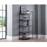 Julian Bowen Staten Concrete Effect Tall Bookcase