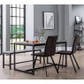 Julian Bowen Julian Bowen Staten Concrete Effect Dining Bench