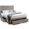 Julian Bowen Julian Bowen Wilton Deep Button 4 Drawer Bed Frame