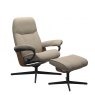 Stressless Stressless Consul Recliner Chair & Footstool (Cross Base) 3 Sizes