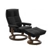 Stressless Stressless David Recliner Chair & Footstool (Classic Base) 3 Sizes