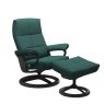Stressless Stressless David Recliner Chair & Footstool (Signature Base) 3 Sizes