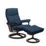 Stressless Stressless David Recliner Chair & Footstool (Signature Base) 3 Sizes