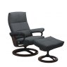 Stressless Stressless David Recliner Chair & Footstool (Signature Base) 3 Sizes