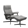 Stressless Stressless David Recliner Chair & Footstool (Cross Base) 3 Sizes