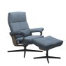 Stressless Stressless David Recliner Chair & Footstool (Cross Base) 3 Sizes