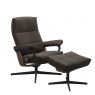 Stressless Stressless David Recliner Chair & Footstool (Cross Base) 3 Sizes