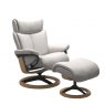 Stressless Stressless Magic Signature Base Recliner Chair & Footstool 3 Sizes