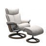 Stressless Stressless Magic Signature Base Recliner Chair & Footstool 3 Sizes